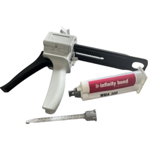 Adhesive Installation Kit, including Epoxy & Dispensing tube required for installation of Oil Deflector