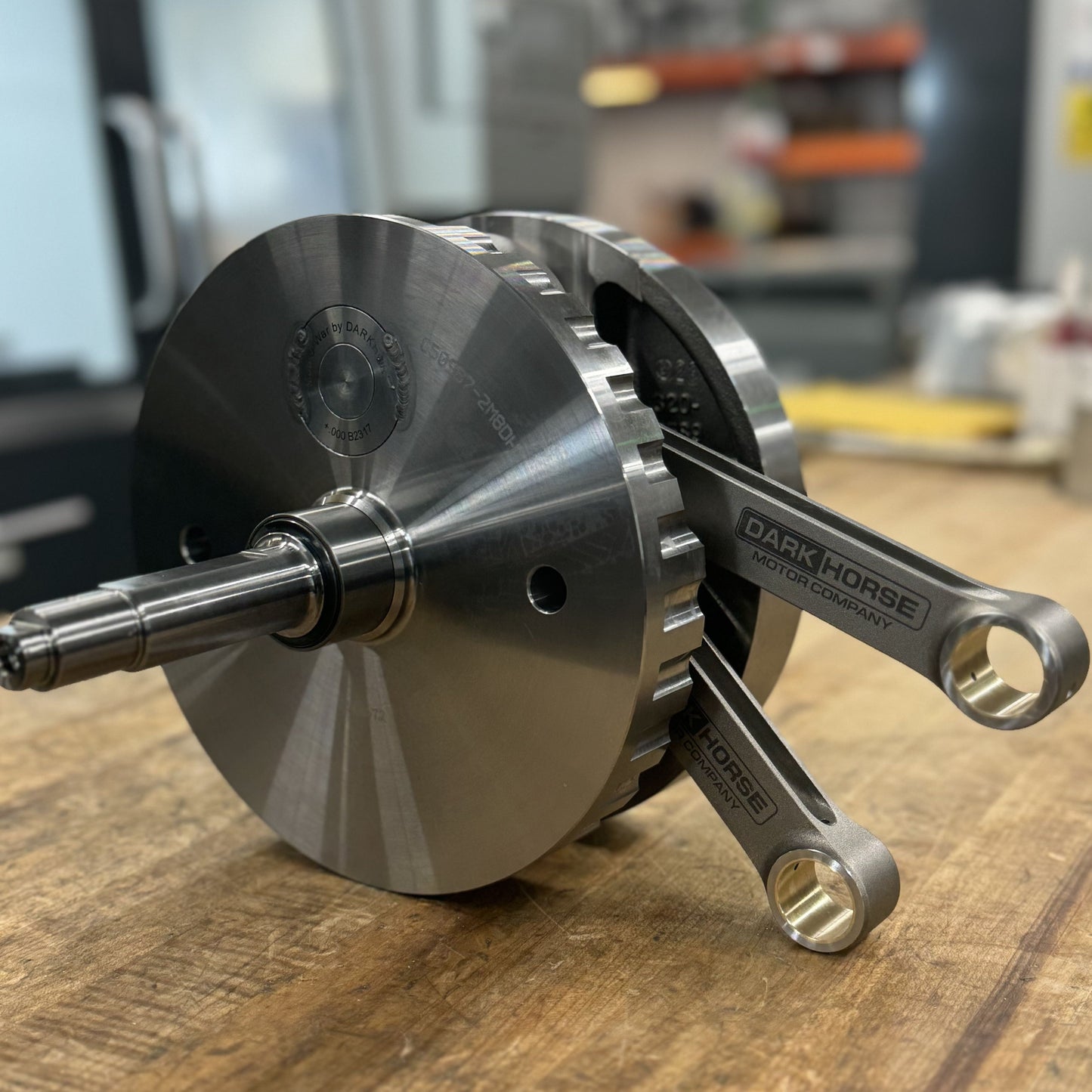 Darkhorse Man O' War Milwaukee 8® Stroker Crankshaft with Premium Conn Rods